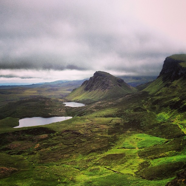 Fifty shades of green at the Quiraing