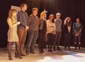 Team leaders at the closing session